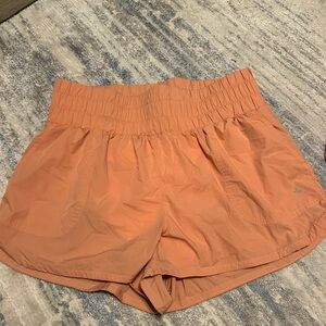 Women's Orange Athletic Shorts